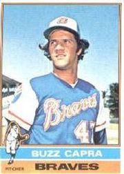 1976 Topps Baseball Cards      153     Buzz Capra